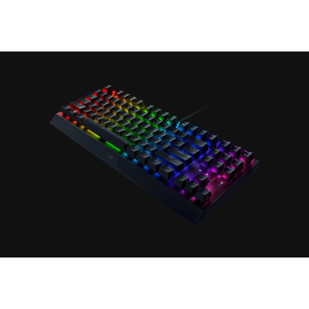 Razer BlackWidow V3 Tenkeyless Gaming keyboard, RGB LED light, RU, Black, Wired