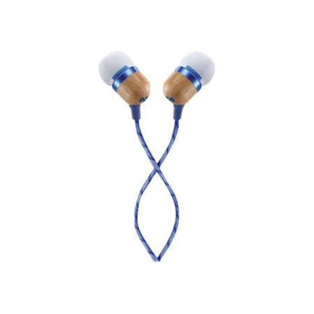 Marley Smile Jamaica Earbuds, In-Ear, Wired, Microphone, Denim