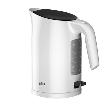 Braun Kettle WK3100WH PurEase Standard, 2200 W, 1.7 L, Plastic, 360 rotational base, White