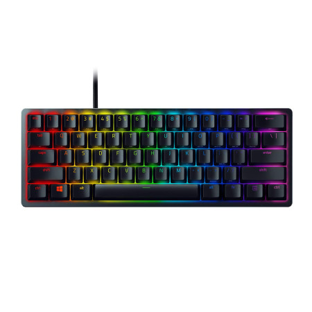 Razer Huntsman Mini Optical Gaming Keyboard, RGB LED light, US, Black, Wired, Clicky Optical