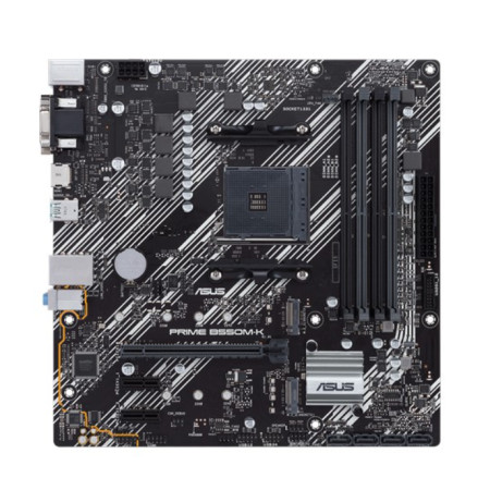 Asus PRIME B550M-K Memory slots 4, Processor family AMD, Micro ATX, DDR4, Processor socket AM4, Chipset AMD B