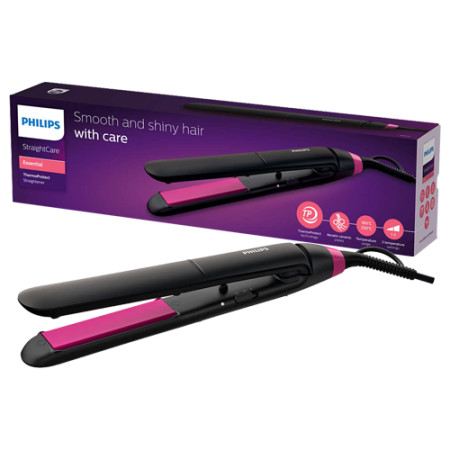 Philips Hair Straightener BHS375/00 Ceramic heating system, Number of temperature settings 2, Temperature (max) 220 C, Black