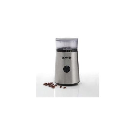 Gorenje Coffee grinder SMK150E 150 W, Coffee beans capacity 60 g, Lid safety switch, Stainless steel