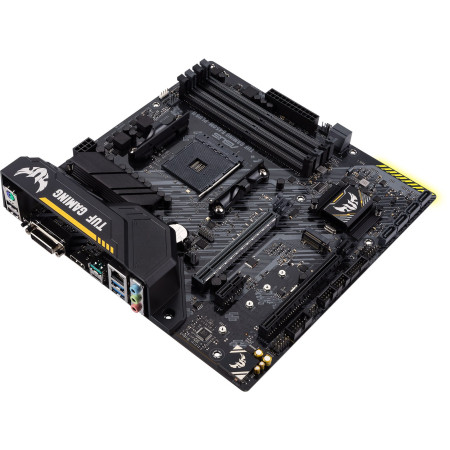 Asus TUF GAMING B450M-PLUS II Memory slots 4, Number of SATA connectors 6 x SATA III, max 128GB, Chipset AMD B, Processor family