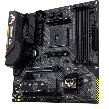 Asus TUF GAMING B450M-PLUS II Memory slots 4, Number of SATA connectors 6 x SATA III, max 128GB, Chipset AMD B, Processor family