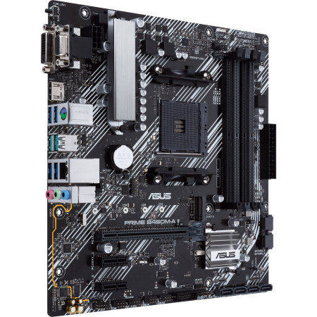 Asus PRIME B450M-A II Memory slots 4, Number of SATA connectors 6 x SATA III, max 128GB, Chipset AMD B, Processor family AMD, Mi