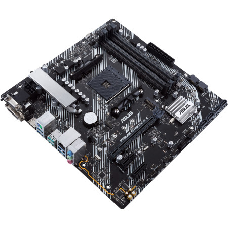 Asus PRIME B450M-A II Memory slots 4, Number of SATA connectors 6 x SATA III, max 128GB, Chipset AMD B, Processor family AMD, Mi