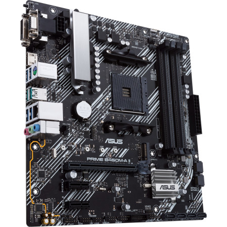 Asus PRIME B450M-A II Memory slots 4, Number of SATA connectors 6 x SATA III, max 128GB, Chipset AMD B, Processor family AMD, Mi