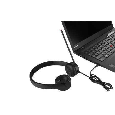 Lenovo Essential Stereo Analog Headset Essential Stereo Black