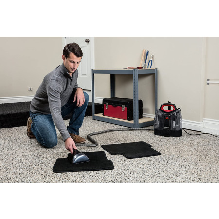 Bissell MultiClean Spot & Stain SpotCleaner Vacuum Cleaner 4720M Handheld, Black/Red