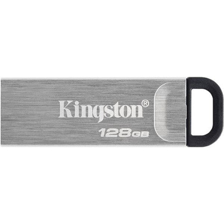 Kingston USB Flash Drive DataTraveler Kyson 128 GB, USB 3.2 Gen 1, Black/Grey