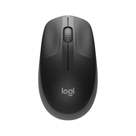 Logitech Full size Mouse M190 Wireless, Mid Grey, USB