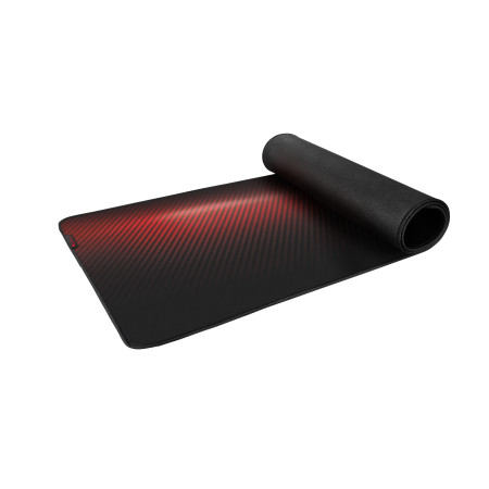 Genesis Carbon 500 Ultra Blaze Mouse pad, 450 x 1100 x 2.5 mm, Red/Black