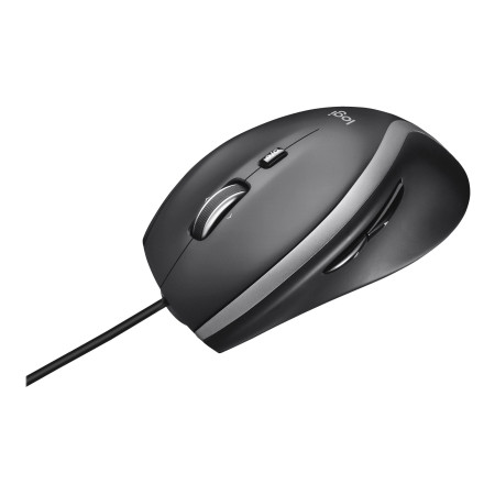 Logitech Advanced Corded Mouse M500s Optical Mouse, Wired, Black