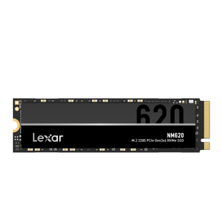 Lexar M.2 NVMe SSD LNM620 1000 GB, SSD form factor M.2 2280, SSD interface PCIe Gen3x4, Write speed 3000 MB/s, Read speed 3300 M