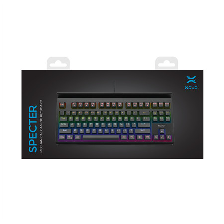 NOXO Specter Mechanical gaming keyboard, Blue Switches, EN/RU