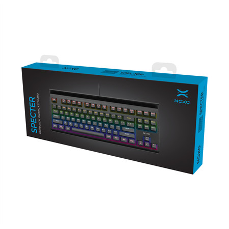 NOXO Specter Mechanical gaming keyboard, Blue Switches, EN/RU