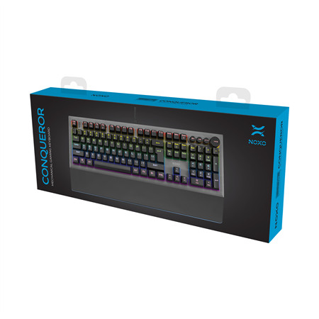 NOXO Conqueror Mechanical gaming keyboard, Blue Switches, EN/RU