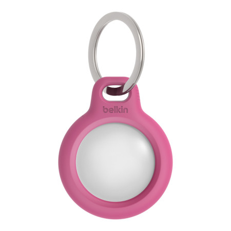 Belkin Secure Holder with Key Ring for AirTag Pink