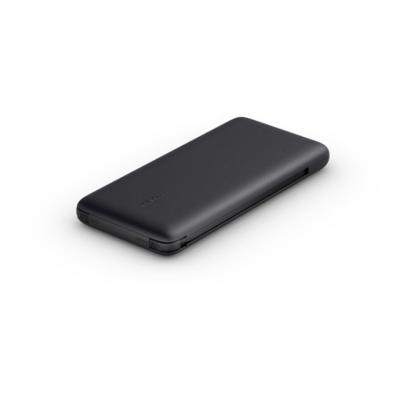 Belkin BOOST CHARGE Plus Power Bank 10000 mAh, Integrated LTG and USB-C cables, Black, 18 W