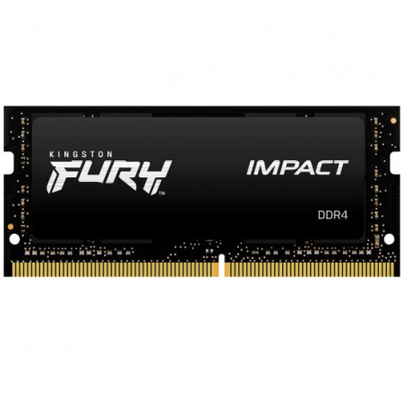 Kingston Fury Impact 8 GB, DDR4, 3200 MHz, Notebook, Registered No, ECC No