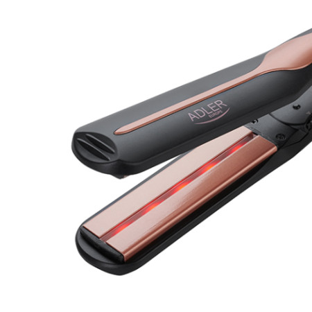 Adler Infrared Hair Straightener AD 2318 Warranty 24 month(s), Ceramic heating system, Temperature (min) 150 C, Temperature (max