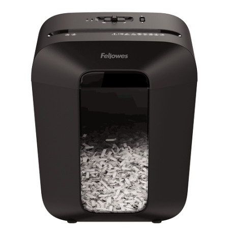 Fellowes Powershred LX50 Black, 17 L, Credit cards shredding, Cross-Cut Shredder, Paper handling standard/output 9 sheets per pa