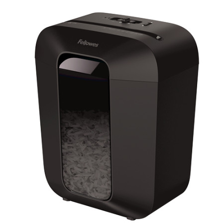 Fellowes Powershred LX50 Black, 17 L, Credit cards shredding, Cross-Cut Shredder, Paper handling standard/output 9 sheets per pa