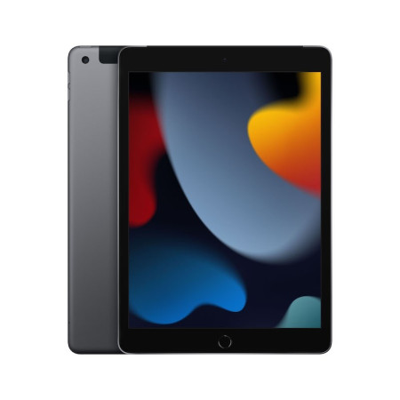 Apple iPad 10.2" 9th Gen Space Grey, Retina IPS LCD, A13 Bionic, 3 GB, 64 GB, Wi-Fi, 12 MP, 8 MP, Bluetooth, 4.2, iPadOS, 15, 16