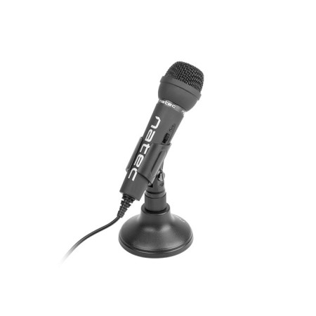 Natec Microphone NMI-0776 Adder Black, Wired