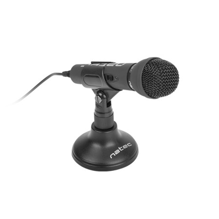 Natec Microphone NMI-0776 Adder Black, Wired