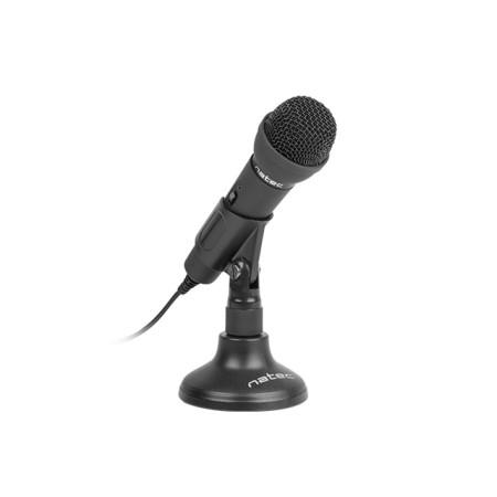 Natec Microphone NMI-0776 Adder Black, Wired