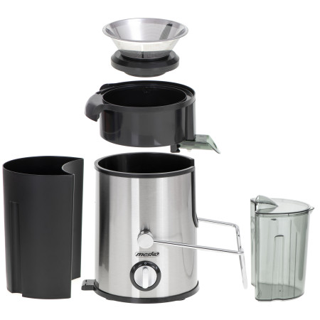 Mesko Juicer MS 4126b Stainless steel, 600 W, Number of speeds 3