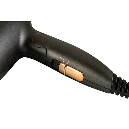 Camry Hair Dryer CR 2261 1400 W, Number of temperature settings 2, Metallic Grey/Gold