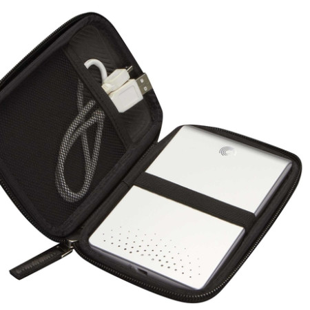 Case Logic Portable Hard Drive Case Black, Molded EVA Foam