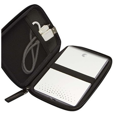 Case Logic Portable Hard Drive Case Black, Molded EVA Foam