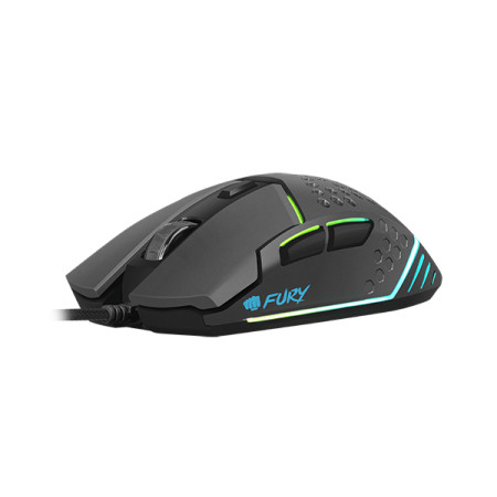 Fury Battler, 6400 DPI, RGB LED light, Wired Optical Gaming Mouse