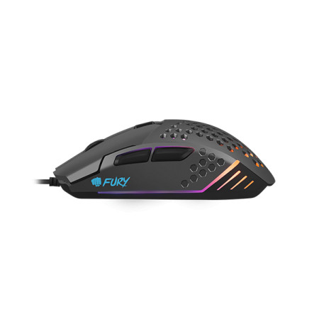 Fury Battler, 6400 DPI, RGB LED light, Wired Optical Gaming Mouse