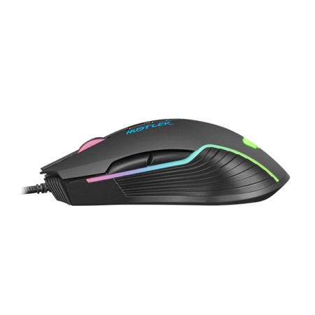 Fury Gaming Mouse Fury Hustler Wired, 500-6400 DPI, Black