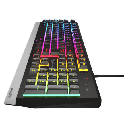 Genesis Rhod 300 RGB Gaming keyboard, RGB LED light, US, Black, Wired