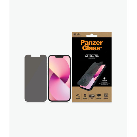 PanzerGlass Apple, iPhone 13 Mini, Tempered glass, Black, Privacy Screen Protector