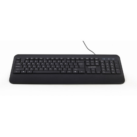 Gembird Multimedia Keyboard KB-UML-03 Wired, US, Black