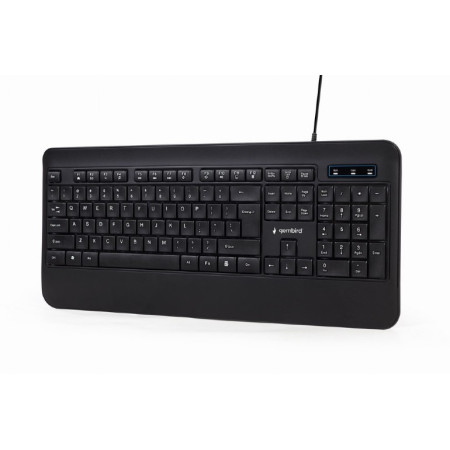 Gembird Multimedia Keyboard KB-UML-03 Wired, US, Black