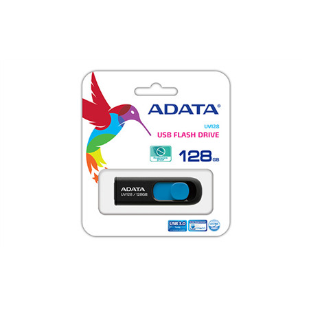 ADATA UV128 128 GB, USB 3.0, Black/Blue