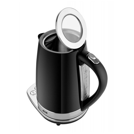 ETA Kettle ETA158790000 With electronic control, Stainless steel, Black, 2200 W, 360 rotational base, 1.7 L