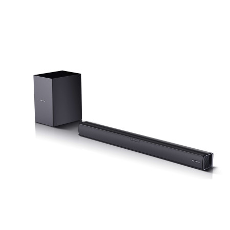 Sharp HT-SBW182 2.1 Slim Soundbar HDMI, Optical, Bluetooth, 160 W, 74 cm with Wireless Subwoofer