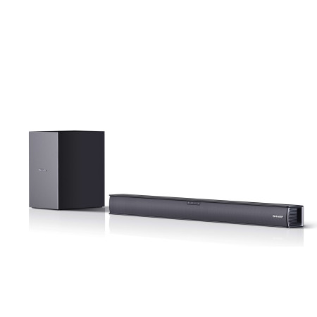 Sharp HT-SBW182 2.1 Slim Soundbar HDMI, Optical, Bluetooth, 160 W, 74 cm with Wireless Subwoofer