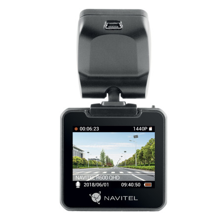 Navitel R600 QUAD HD Audio recorder, Movement detection technology, Mini USB, Built-in display