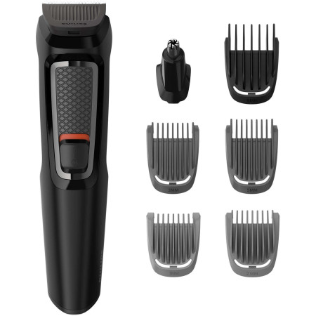 Philips Face and Hair Trimmer MG3740/15 9-in-1 Cordless, Black, Operating time (max) 60 min