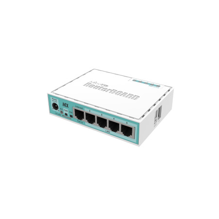 Mikrotik Wired Ethernet Router (No Wifi) RB750Gr3, hEX, Dual Core 880MHz CPU, 256MB RAM, 16 MB (MicroSD), 5xGigabit LAN, USB, PC